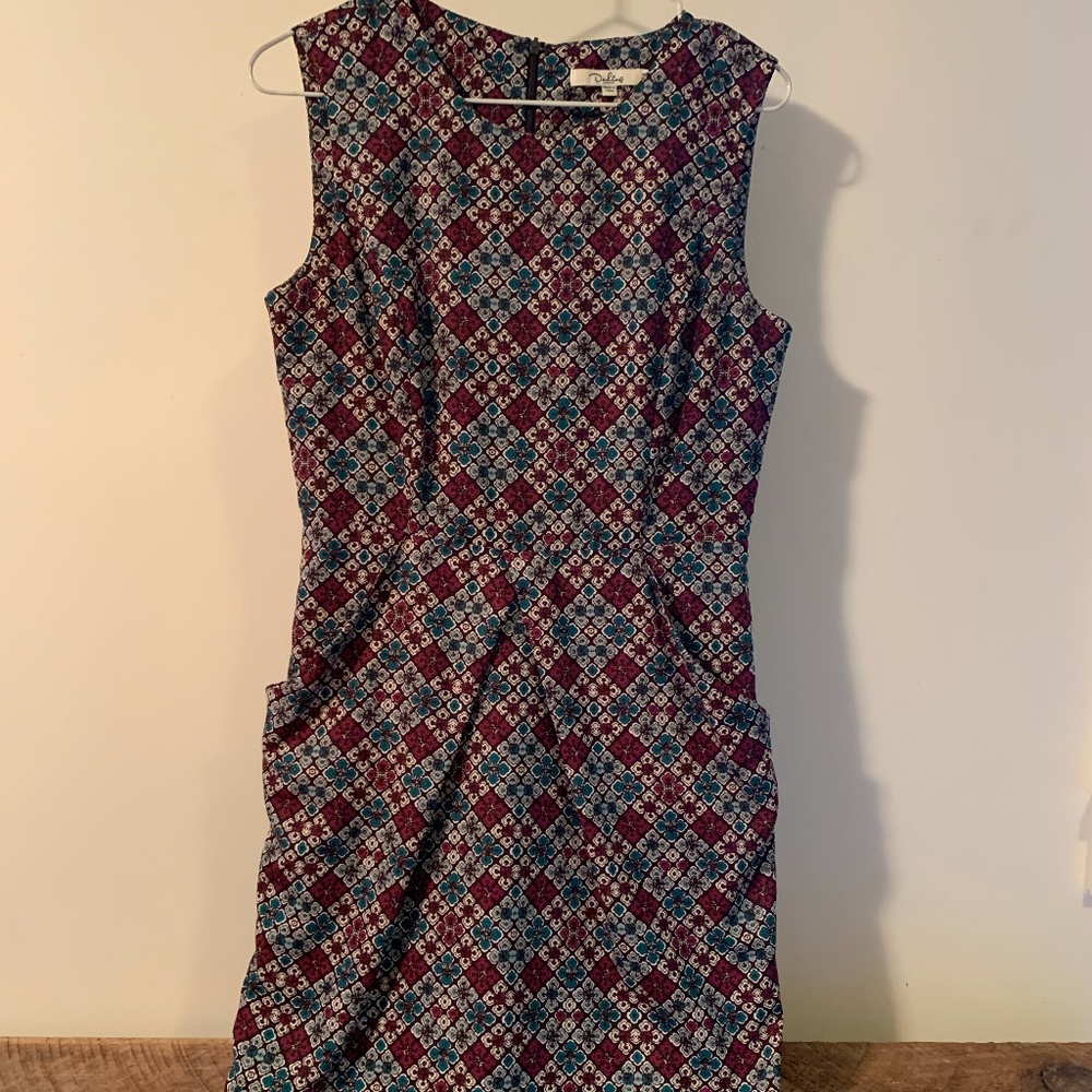 Patterned Tailored Dress